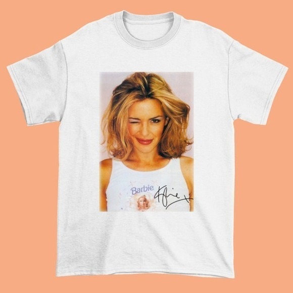 Michelle
L Other - Kylie Minogue Barbie T-Shirt Pop Music Fan Tee